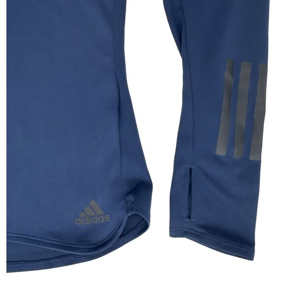 Adidas Size S Womens ClimaCool Energy Running Blue Athletic Top 7W414 - Picture 4 of 6